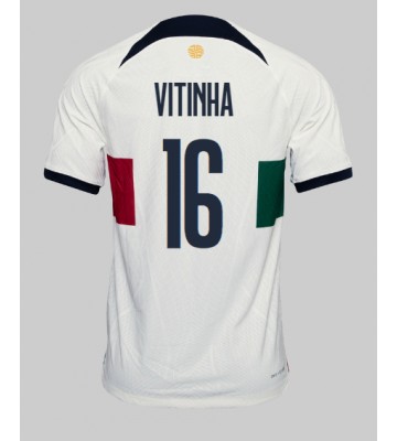 Lacne Muži Futbalové dres Portugalsko Vitinha #16 MS 2022 Krátky Rukáv - Preč